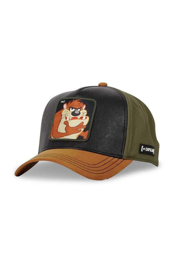 Capslab Kapa sa šiltom Capslab x Looney Tunes boja: crna, s aplikacijom, CL/LOO10/1/PCT/TAZ