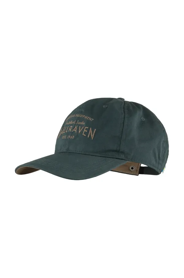 Fjallraven Kapa sa šiltom Fjallraven Est 1960 boja: tamno plava, bez uzorka, F77391
