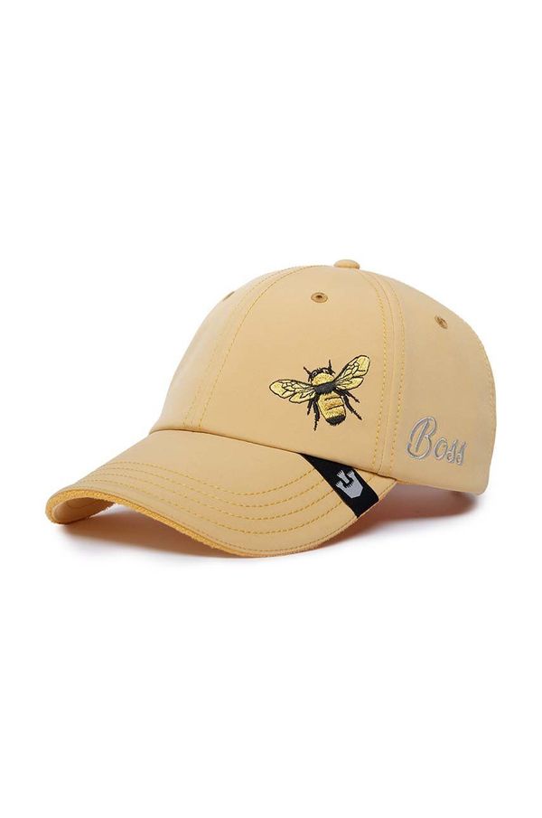 Goorin Bros Kapa sa šiltom Goorin Bros Honey Love boja: žuta, s aplikacijom, 101-0854
