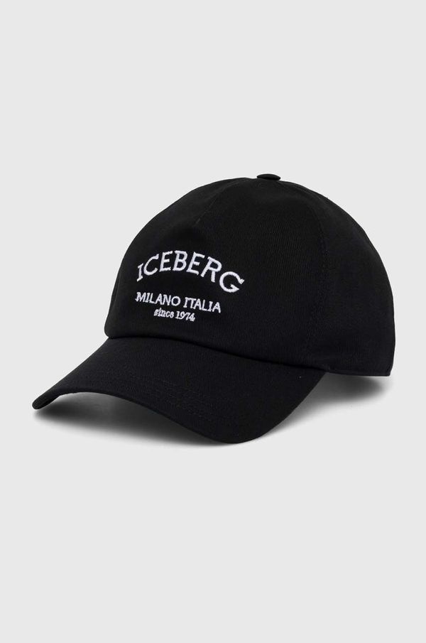Iceberg Kapa sa šiltom Iceberg boja: crna, s aplikacijom, 71 046 950