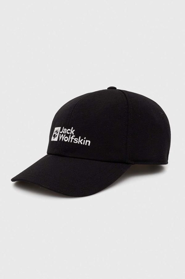 Jack Wolfskin Kapa sa šiltom Jack Wolfskin boja: crna, s aplikacijom
