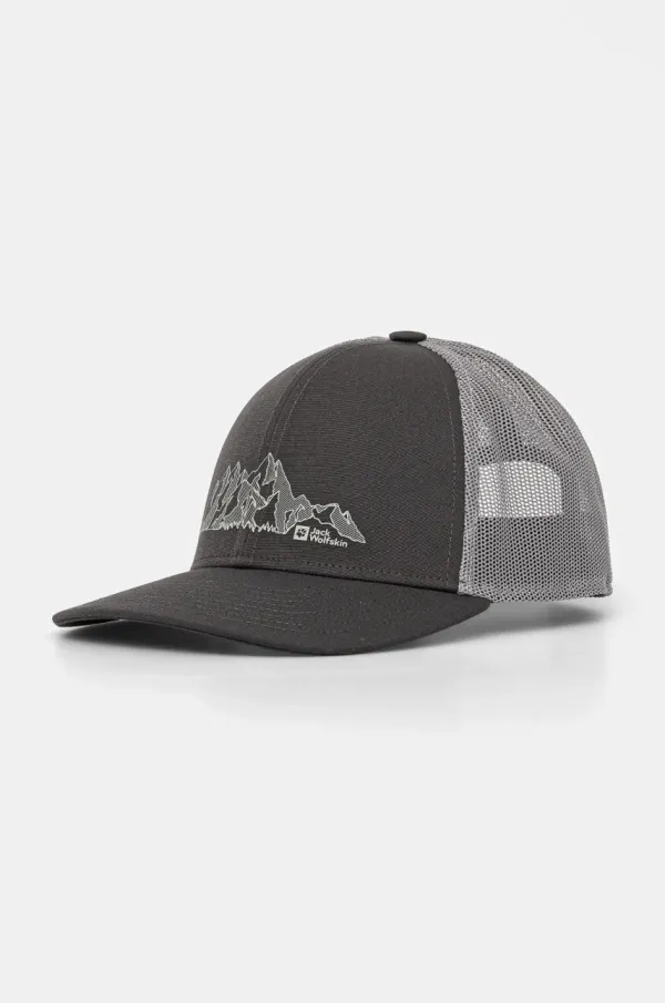 Jack Wolfskin Kapa sa šiltom Jack Wolfskin Brand boja: crna, s uzorkom