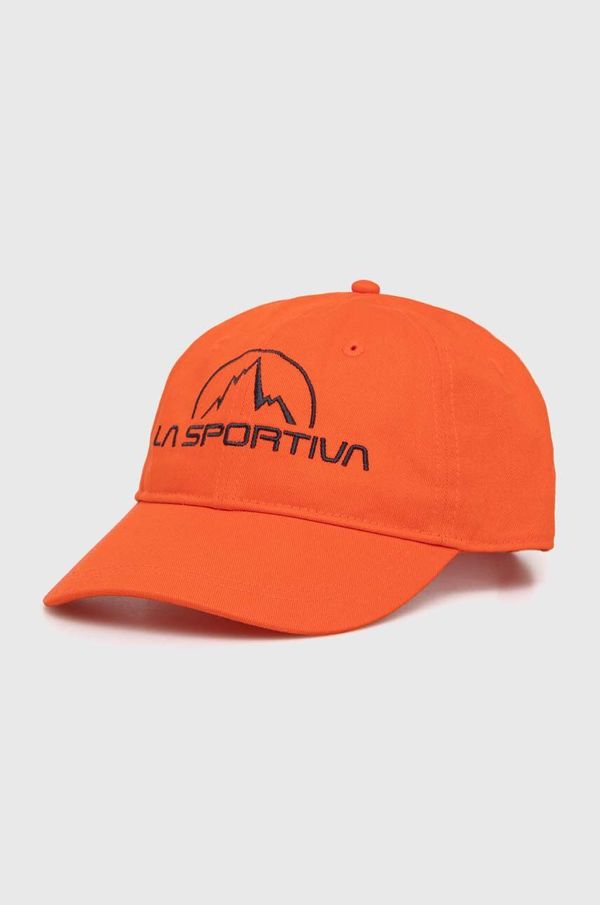 La Sportiva Kapa sa šiltom LA Sportiva Hike boja: narančasta, s aplikacijom