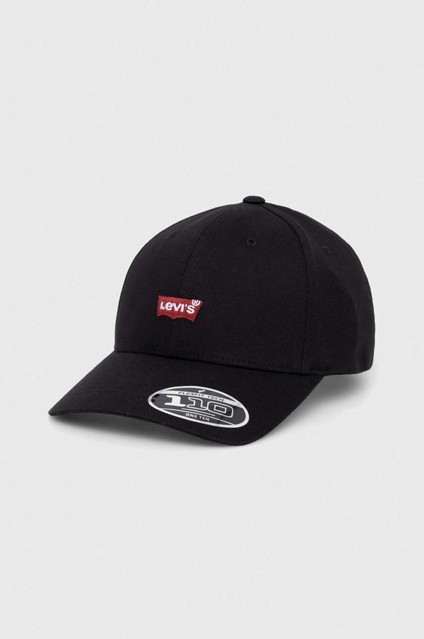 Levi's Kapa sa šiltom Levi's boja: crna, s aplikacijom