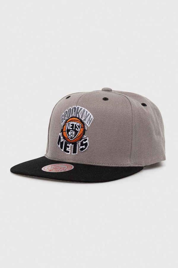 Mitchell&Ness Kapa sa šiltom Mitchell&Ness Brooklyn Nets boja: siva, s aplikacijom