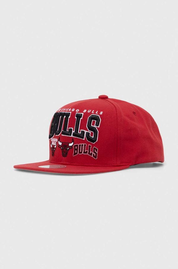 Mitchell&Ness Kapa sa šiltom Mitchell&Ness CHICAGO BULLS boja: crvena, s uzorkom