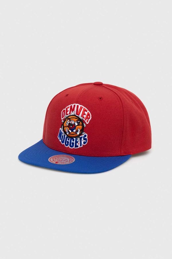 Mitchell&Ness Kapa sa šiltom Mitchell&Ness Denver Nuggets boja: crvena, s uzorkom