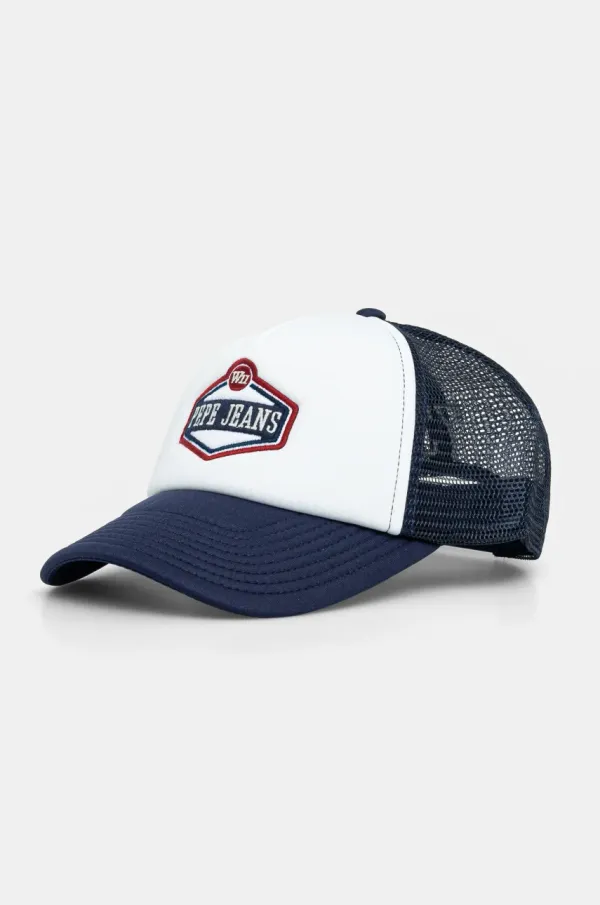 Pepe Jeans Kapa sa šiltom Pepe Jeans MALTON CAP boja: tamno plava, s aplikacijom, PM040568