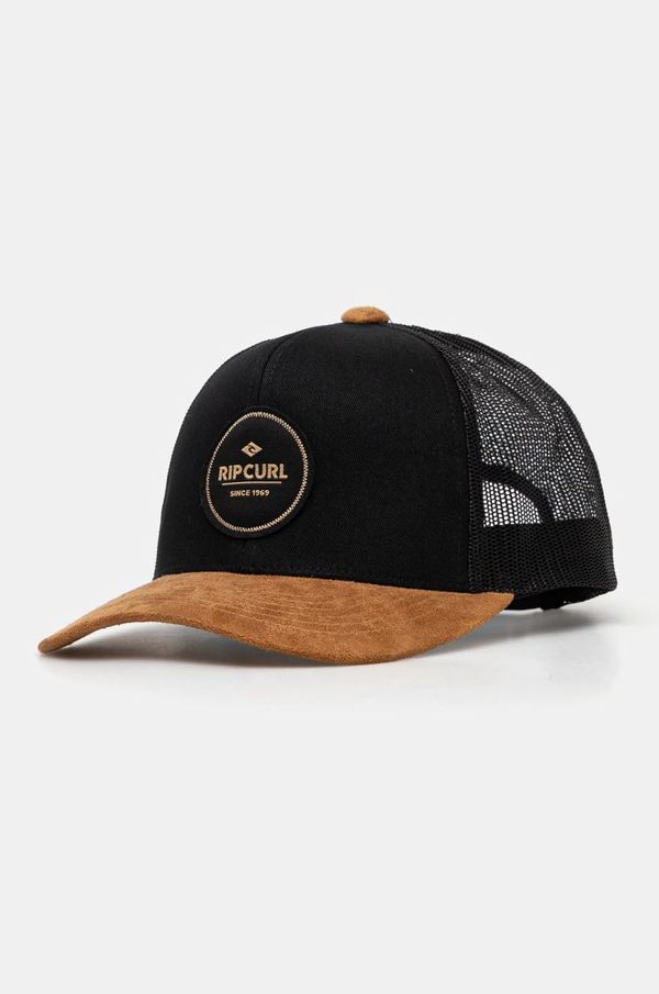 Rip Curl Kapa sa šiltom Rip Curl boja: crna, s aplikacijom, 1ERMHE