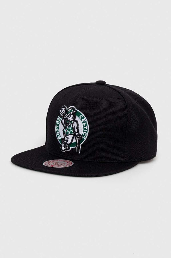 Mitchell&Ness Kapa sa šiltom s dodatkom vune Mitchell&Ness Boson Celtics boja: crna, s aplikacijom