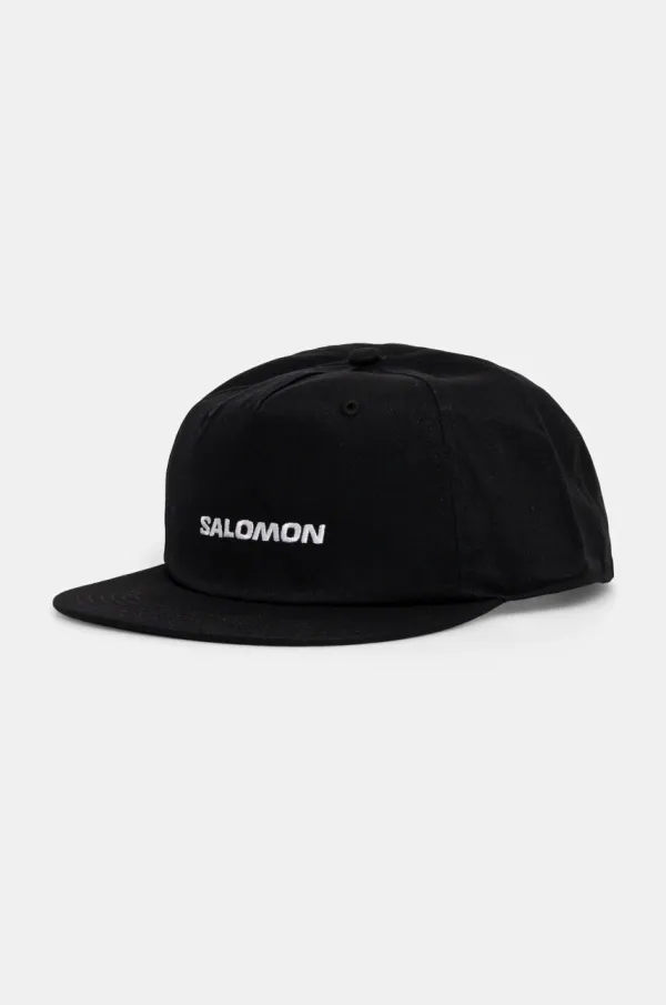 Salomon Kapa sa šiltom Salomon boja: crna, s aplikacijom, LC2528100
