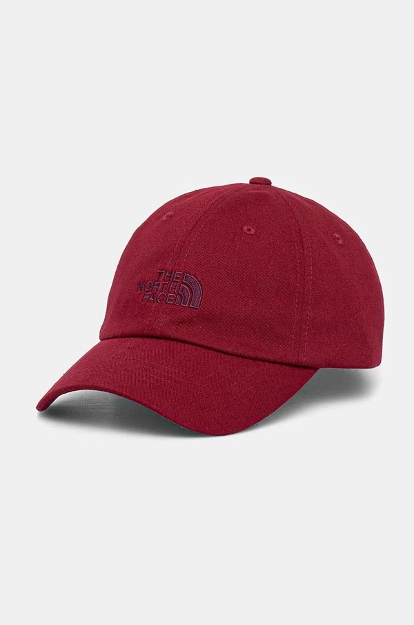 The North Face Kapa sa šiltom The North Face Norm Hat boja: bordo, s aplikacijom, NF0A7WHO1IX1