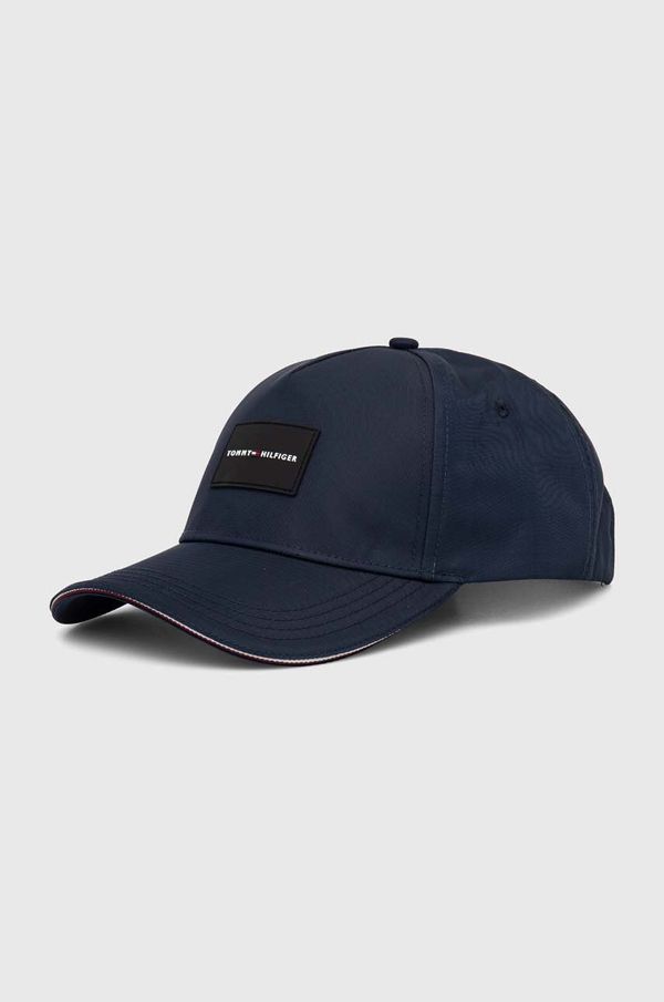 Tommy Hilfiger Kapa sa šiltom Tommy Hilfiger boja: tamno plava, s aplikacijom, AM0AM12545