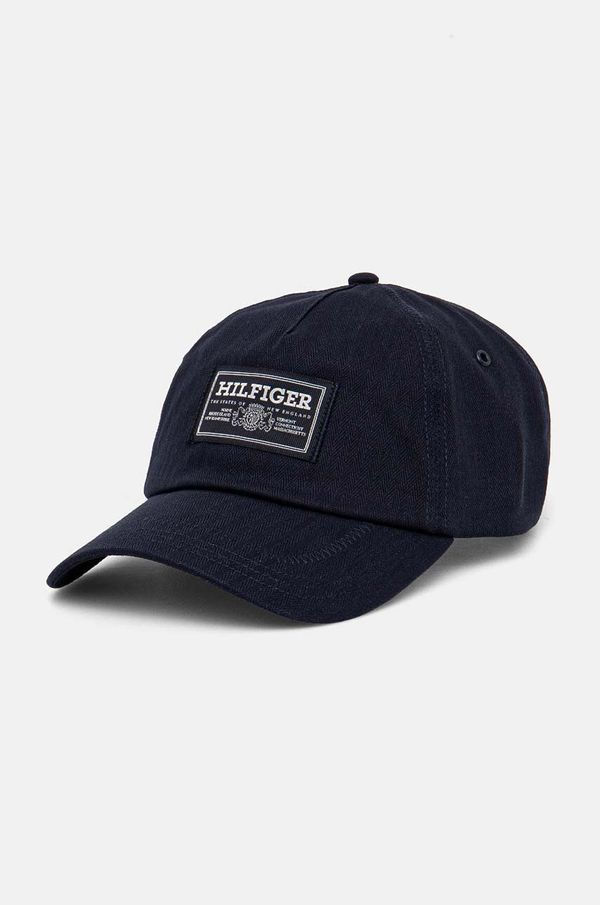 Tommy Hilfiger Kapa sa šiltom Tommy Hilfiger boja: tamno plava, s aplikacijom, AM0AM12890