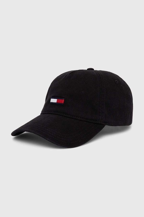 Tommy Jeans Kapa sa šiltom Tommy Jeans boja: crna, s aplikacijom, AM0AM12427