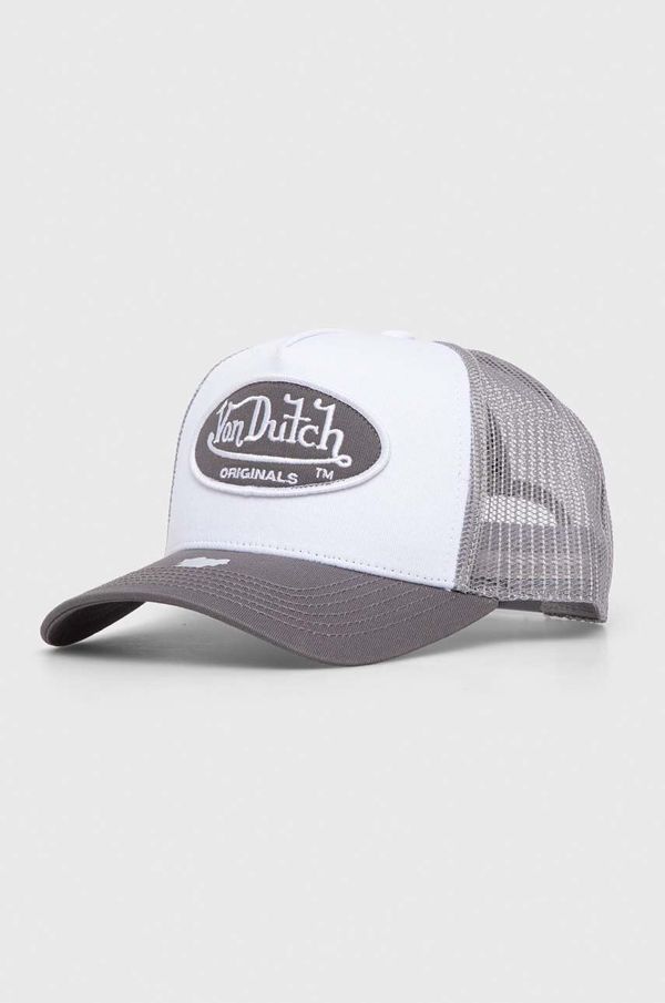Von Dutch Kapa sa šiltom Von Dutch boja: siva, s aplikacijom