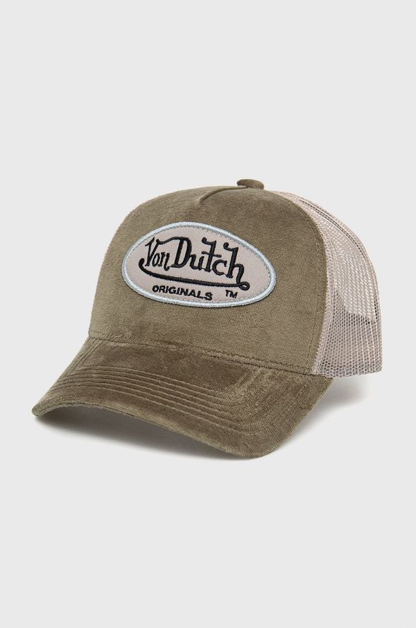 Von Dutch Kapa sa šiltom Von Dutch boja: zelena, s aplikacijom