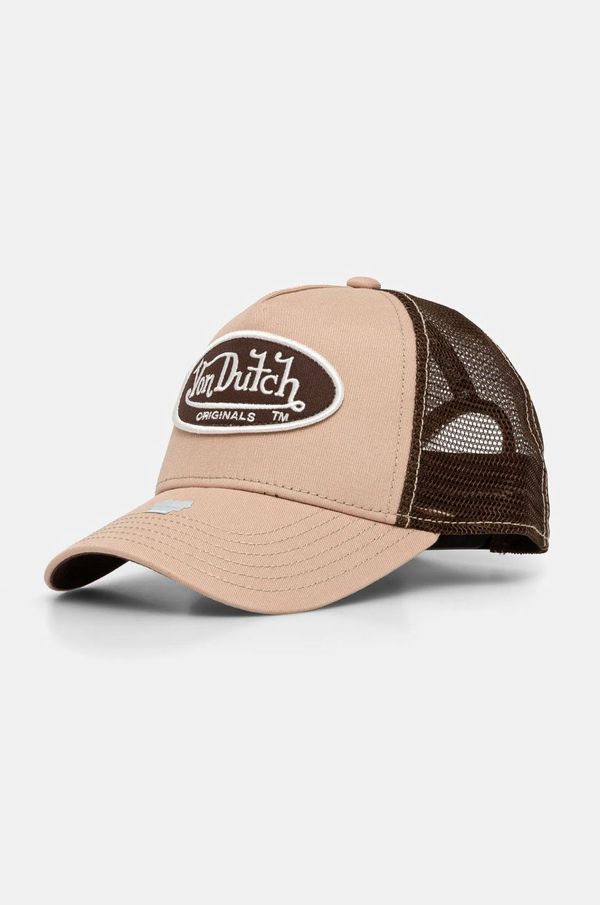 Von Dutch Kapa sa šiltom Von Dutch TRUCKER BOSTON boja: bež, s uzorkom, 7030243