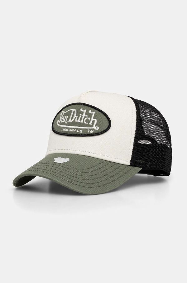 Von Dutch Kapa sa šiltom Von Dutch TRUCKER BOSTON boja: zelena, s aplikacijom, 7030775