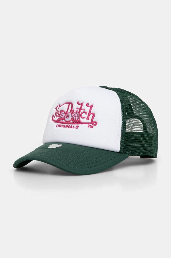 Von Dutch Kapa sa šiltom Von Dutch TRUCKER SORO boja: zelena, s aplikacijom, 7030817