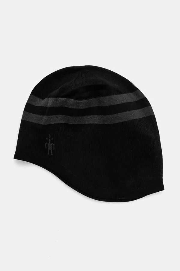 Smartwool Kapa Smartwool Intraknit Merino Tech boja: crna, od tanke pletenine, vunena, SW002437