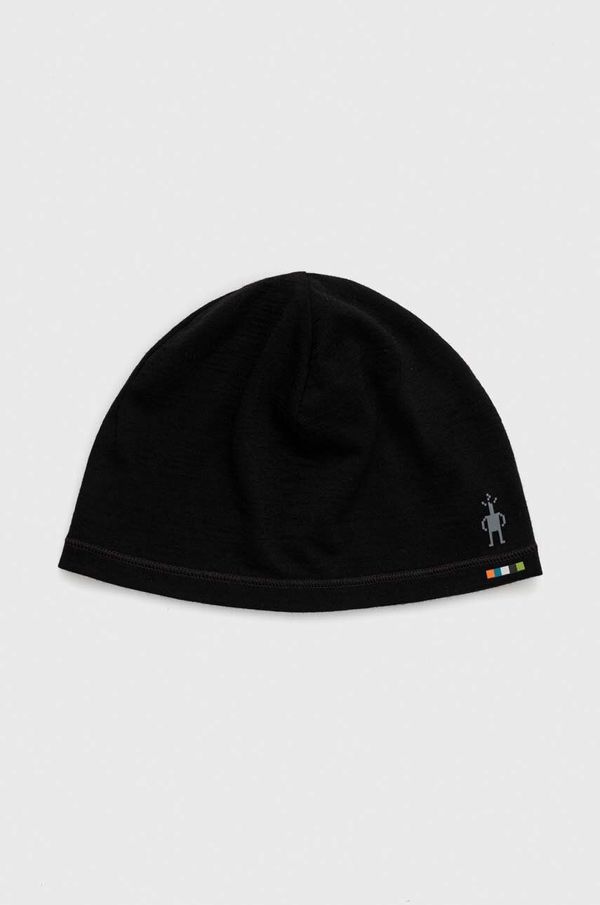 Smartwool Kapa Smartwool Merino boja: crna, od tanke pletenine, vunena