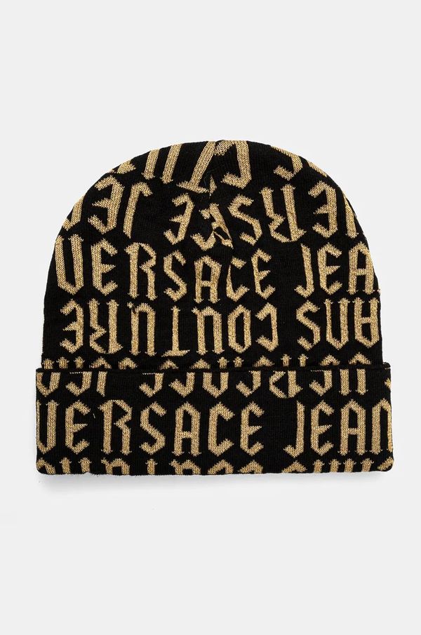Versace Jeans Couture Kapa Versace Jeans Couture boja: crna, od debelog pletiva, 77HAZK54 ZG293