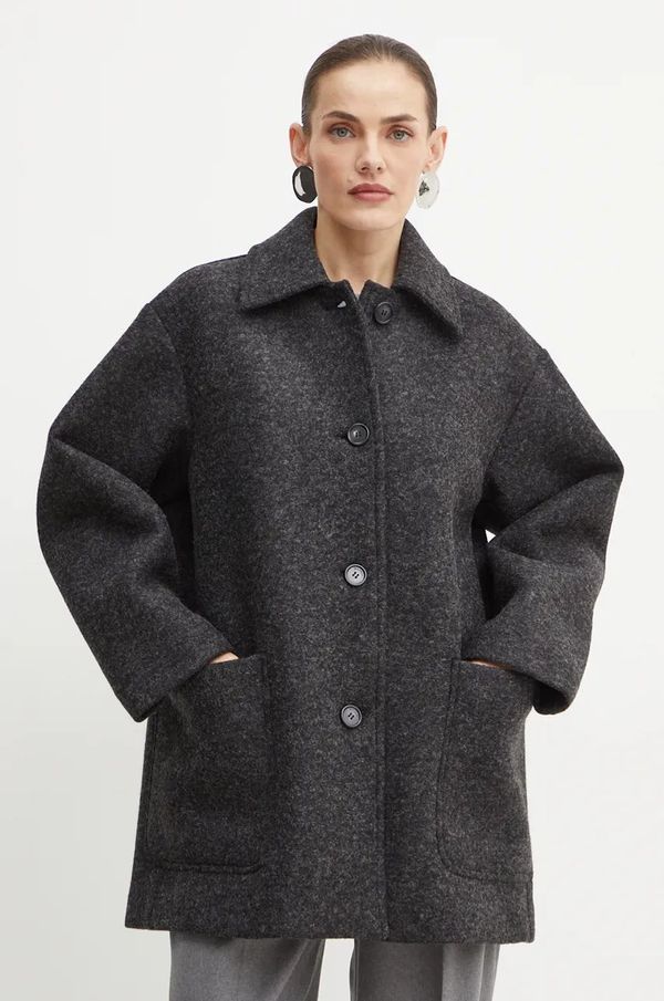 Max&Co. Kaput s primjesom vune MAX&Co. boja: siva, za prijelazno razdoblje, oversize, 2426906013200