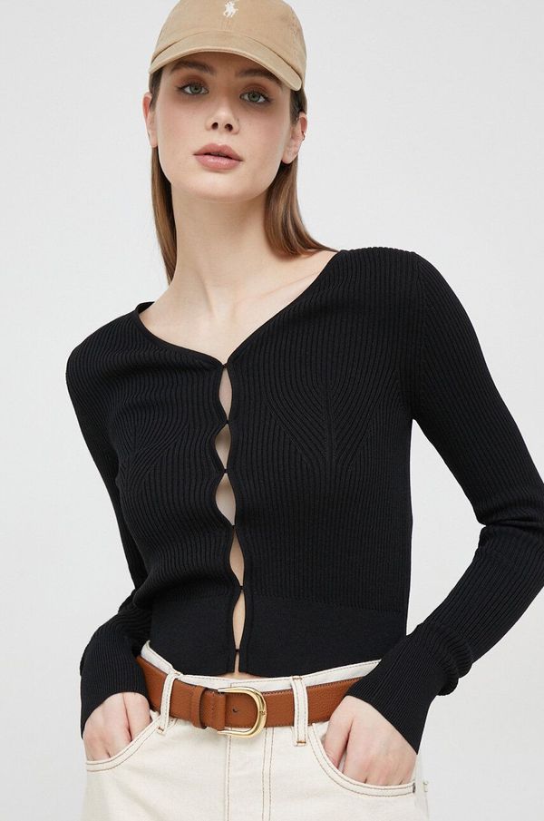 Calvin Klein Kardigan Calvin Klein za žene, boja: crna, lagani