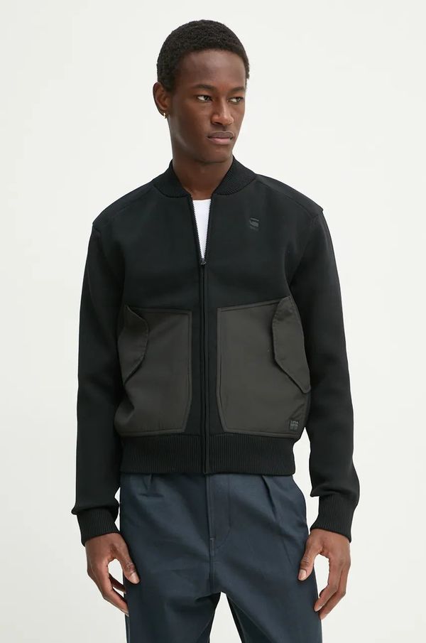 G-Star Raw Kardigan G-Star Raw za muškarce, boja: crna, D25126-D465
