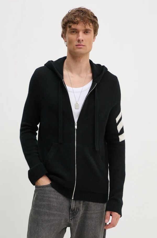 Zadig&Voltaire Kardigan od kašmira ZADIG&VOLTAIRE boja: crna, KMCA00009