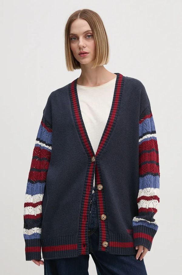 Pepe Jeans Kardigan Pepe Jeans HARPER za žene, boja: tamno plava, PL702203