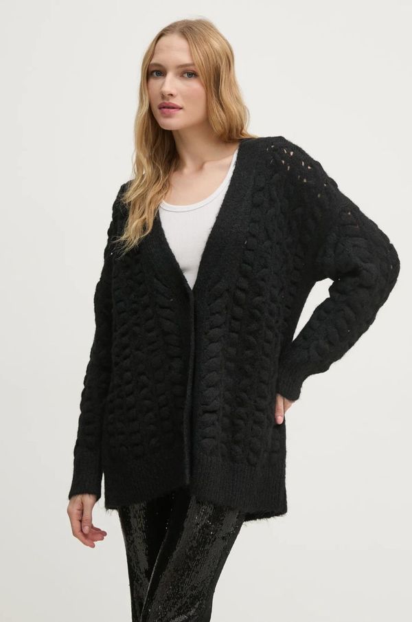 Sisley Kardigan s primjesom vune Sisley boja: crna, 145YM6027