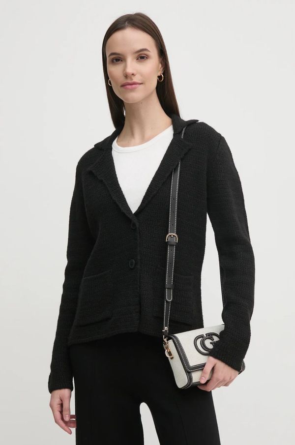 Sisley Kardigan s primjesom vune Sisley boja: crna, lagani, 1176M602D