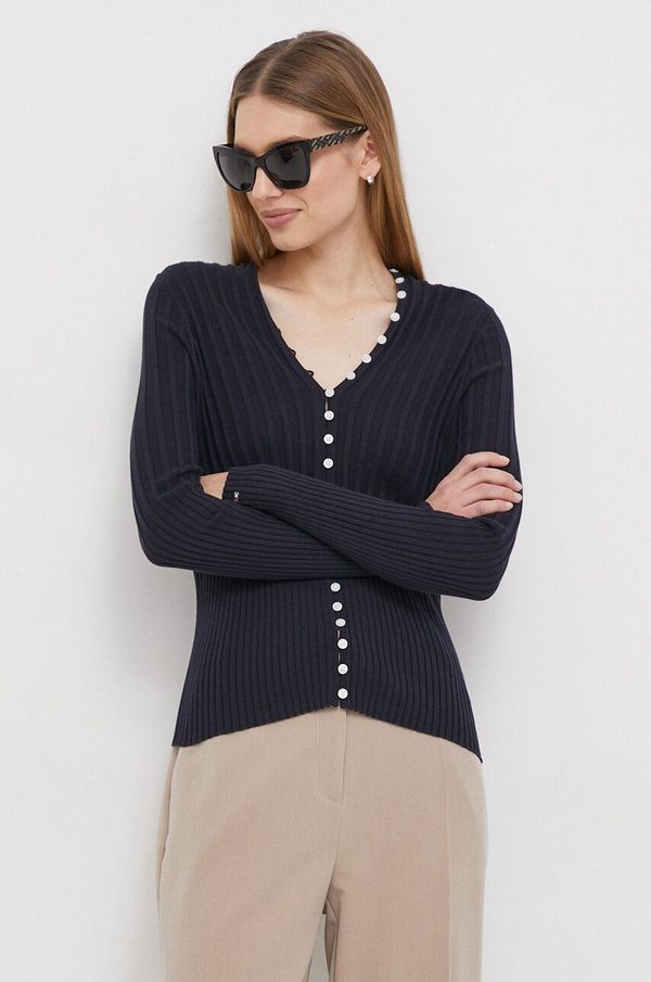 Tommy Hilfiger Kardigan Tommy Hilfiger za žene, boja: tamno plava, lagani