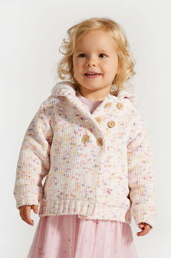 Coccodrillo Kardigan za bebe Coccodrillo boja: bež, PASTELOVE GIRL NEWBORN