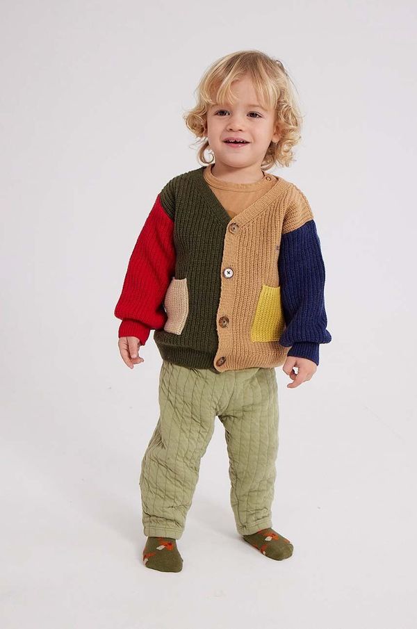 Bobo Choses Kardigan za bebe s dodatkom vune Bobo Choses