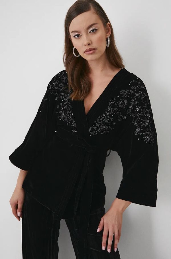 Medicine Kimono Medicine za žene, boja: crna