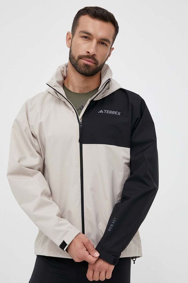 adidas TERREX Kišna jakna adidas TERREX Multi RAIN.RDY za muškarce, boja: bež