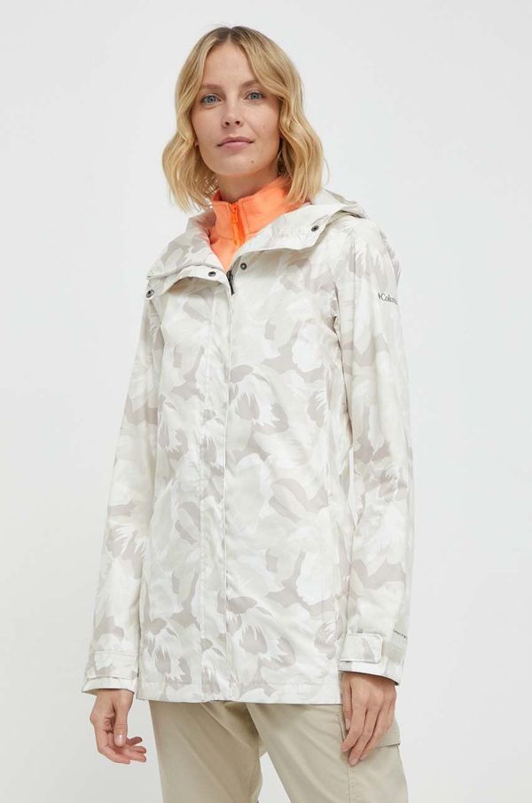 Columbia Kišna jakna Columbia Splash A Little II Jacket za žene, boja: bijela, prijelazno razdoblje
