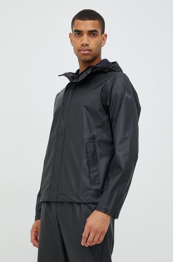 Helly Hansen Kišna jakna Helly Hansen za muškarce, boja: crna, za prijelazno razdoblje