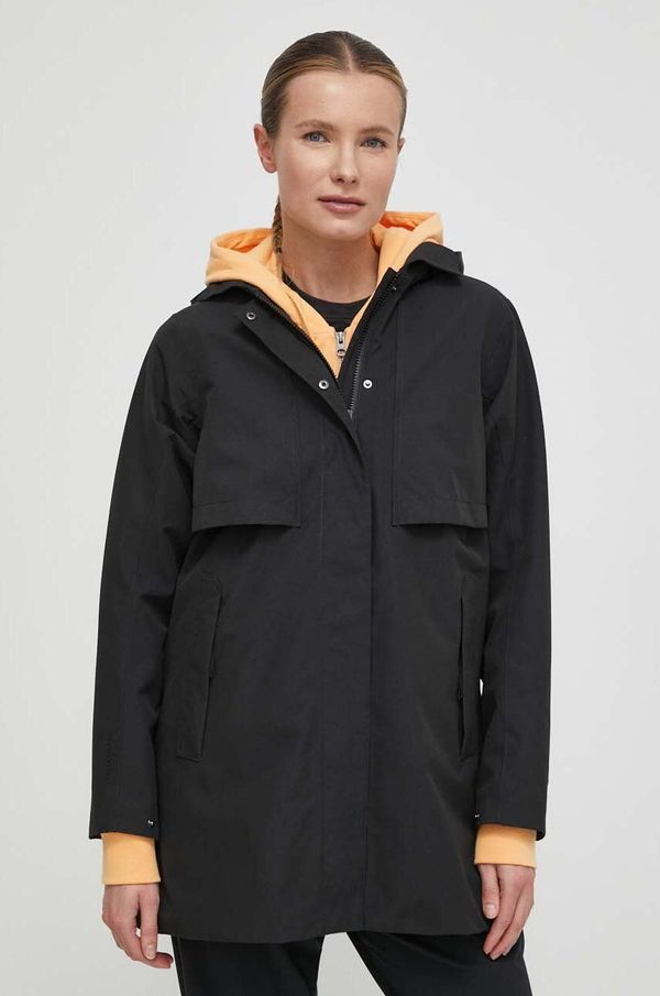 Helly Hansen Kišna jakna Helly Hansen za žene, boja: crna, za prijelazno razdoblje, 54090