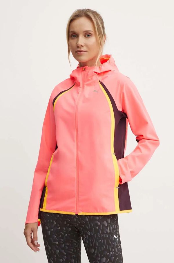 Puma Kišna jakna Puma Ultraweave Raincell za žene, boja: ružičasta, za prijelazno razdoblje, 525753