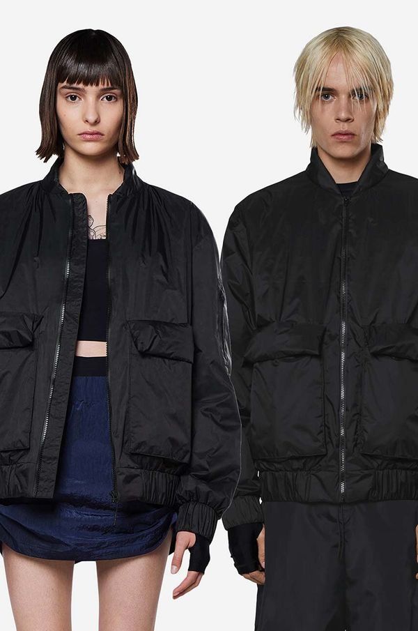 Rains Kišna jakna Rains boja: crna, za prijelazno razdoblje, oversize, 15530.-BLACK