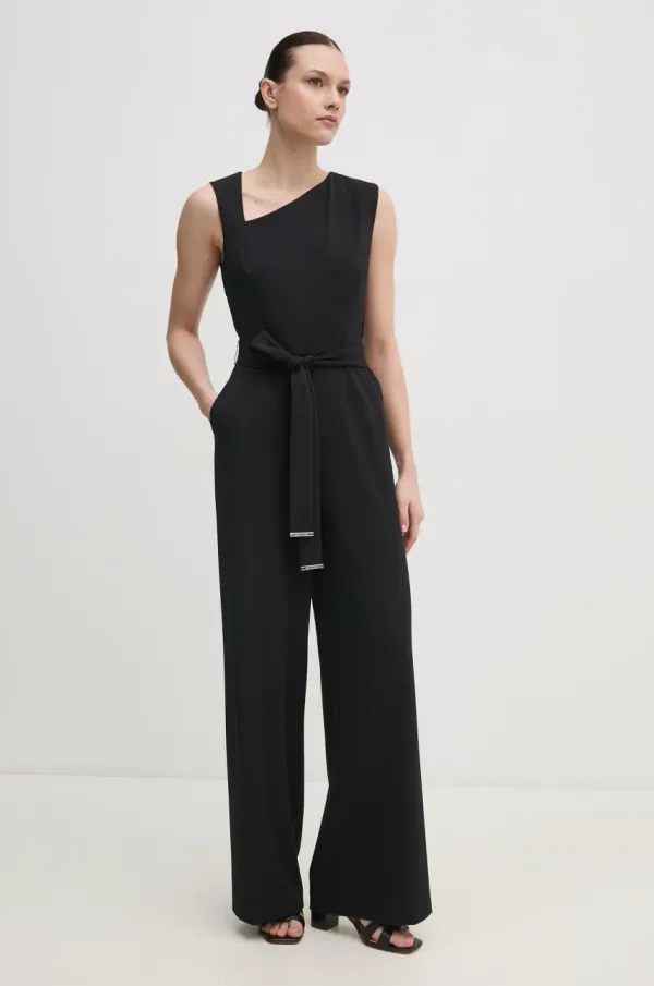 Calvin Klein Kombinezon Calvin Klein boja: crna, s otvorenim leđima, K20K208431