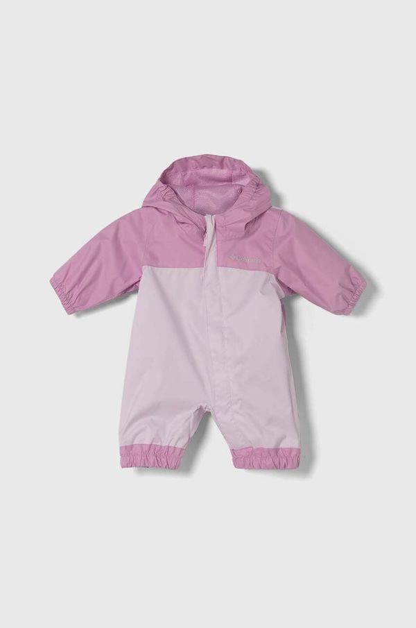 Columbia Kombinezon za bebe Columbia Critter Jumper Rain boja: ružičasta