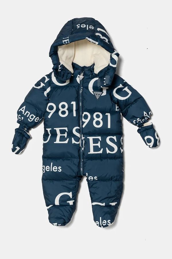 Guess Kombinezon za bebe Guess boja: tamno plava, H4BW09 WCFM0