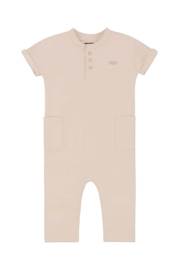 Levi's Kombinezon za bebe Levi's LVN SS HENLEY COVERALL
