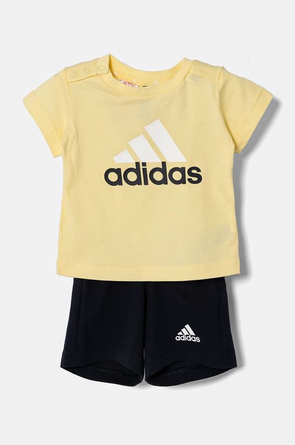 adidas Komplet za bebe adidas I BL CO T SET boja: žuta, IV7396