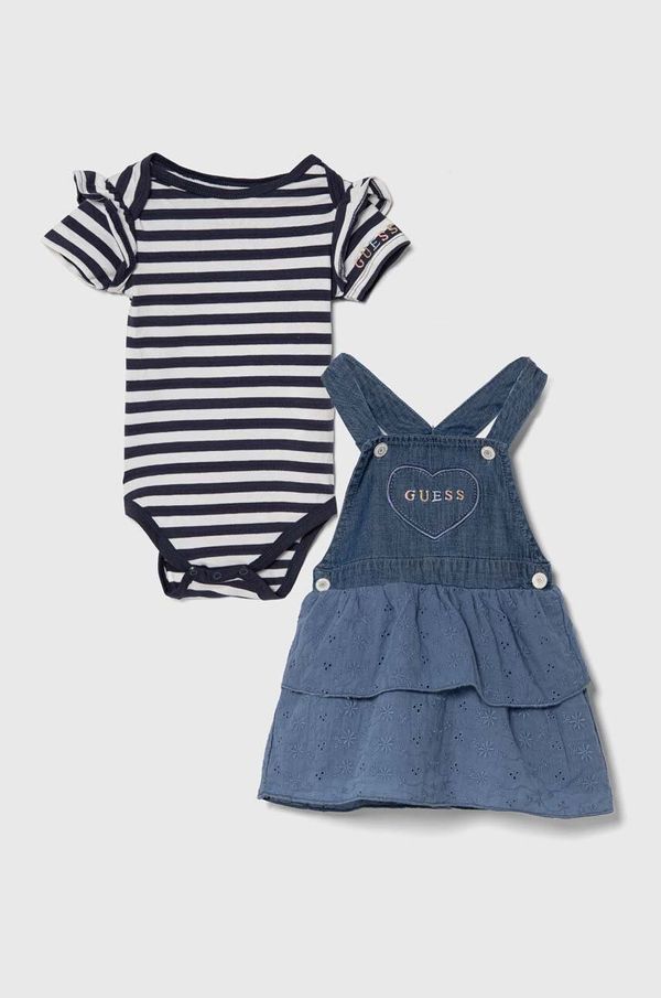Guess Komplet za bebe Guess boja: tamno plava